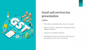Creative Good And Services Tax Presentation Template