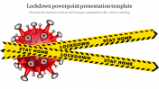 Editable Corona Lockdown PowerPoint Presentation Template