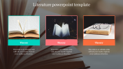 Our Predesigned Literature PowerPoint Template Design