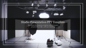 Alluring Studio Presentation PPT Template Slide Design