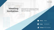 Meeting Invitation PowerPoint Template And Google Slides