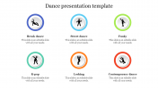 Creative Multi-Color Dance Presentation Template Design