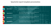 Impressive Quarterly Report Template Presentations