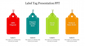 Stunning Label Tag Presentation PPT Template Slide Design