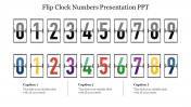 Nice Flip Clock Numbers Presentation PPT