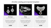 Creative Jewelry Catalog PowerPoint Template Design