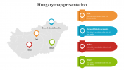 Multicolor Hungary Map Presentation PPT Slide Designs