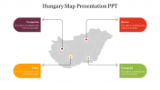 Incredible Hungary Map Presentation PPT Slide Template