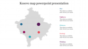 Attractive Kosovo Map PowerPoint Presentation Template