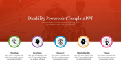 Disability PowerPoint Template PPT and Google Slides