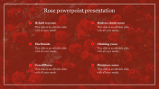 Ready To Use Rose PowerPoint Presentation Template