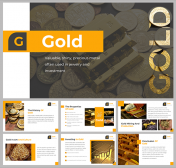 Gold PowerPoint Presentation and Google Slides Templates