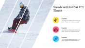 Our Predesigned Snowboard And Ski PPT Theme Template