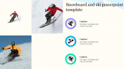 Stunning Snowboard And Ski PowerPoint Template Designs