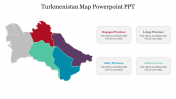 Editable Turkmenistan Map PowerPoint Presentations