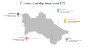 Innovative Turkmenistan Map PowerPoint PPT Template