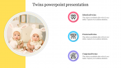 Twins PowerPoint Presentation Template and Google Slides