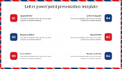 Elegant Letter PowerPoint Presentation Template Design