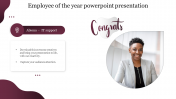 Employee of the year powerpoint Presentation Google Slides