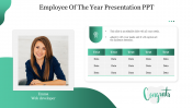 Editable Employee Of The Year Presentation PPT