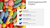 Stunning Health Supplements PPT Template Slide Designs
