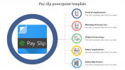 Pay Slip PowerPoint Template Presentation and Google Slides