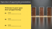Amazing Open Door Of Opportunity Presentation Slide