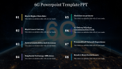 6G Powerpoint Template PPT Presentation and Google Slides 