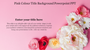 Affordable Pink Colour Title Background PowerPoint PPT