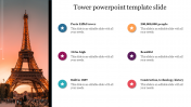 Simple Tower PowerPoint Template Slide Presentation
