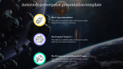 Asteroids PowerPoint Presentation Template and Google Slides