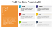 Amazing Weekly Plan Theme Presentation PPT Template