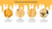 Attractive Cheeses PowerPoint Template Slide 