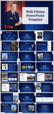 Walt Disney PowerPoint Presentation Template & Google Slides