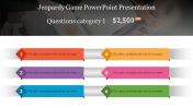 Affordable Jeopardy Game PowerPoint Presentation Template