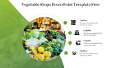 Stunning Vegetable Shops PowerPoint Template Free Design