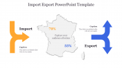 Attractive Import Export PowerPoint Template Slide