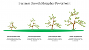 Customized Business Growth Metaphor PowerPoint Template