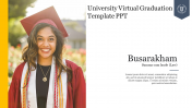 Impressive University Virtual Graduation Template PPT