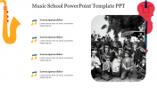 Portfolio Music School PowerPoint Template PPT Design