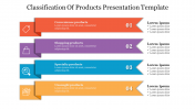 Get Classification Of Products Presentation Template Slide