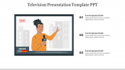 Television PPT Presentation Template and Google Slides
