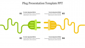 Creative Plug Presentation Template PPT Slide Design
