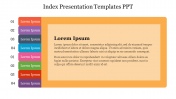 Index PPT Presentation Templates and Google Slides