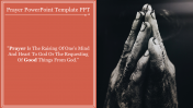 Best Multicolor Prayer PowerPoint Template PPT Slide