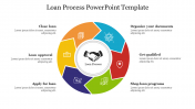 Six Node Loan Process PowerPoint Template