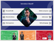 Introduce Myself PPT Template and Google Slide Themes