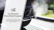 Car Emission PowerPoint Template and Google Slides