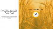 Wheat Background PowerPoint Slide For Presentation
