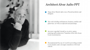 Architect Alvar Aalto PPT Template and Google Slides